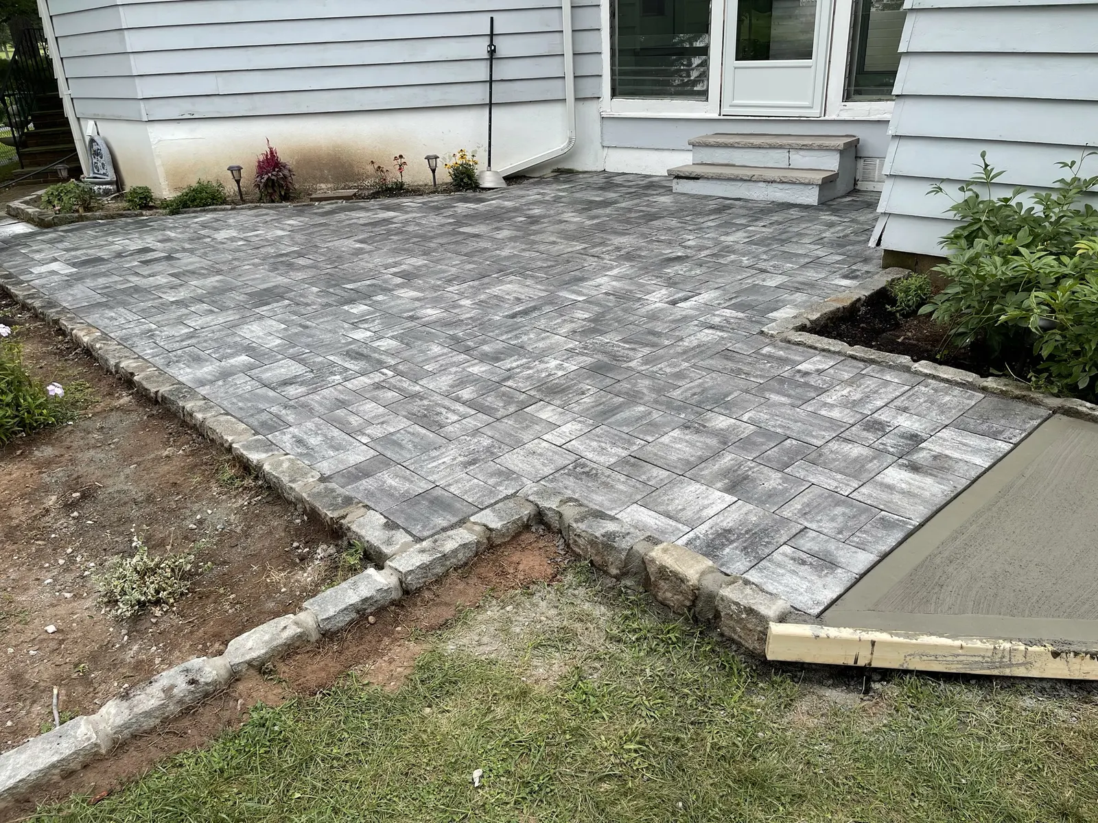 Paver Patio and Walkway Expansion photo 2