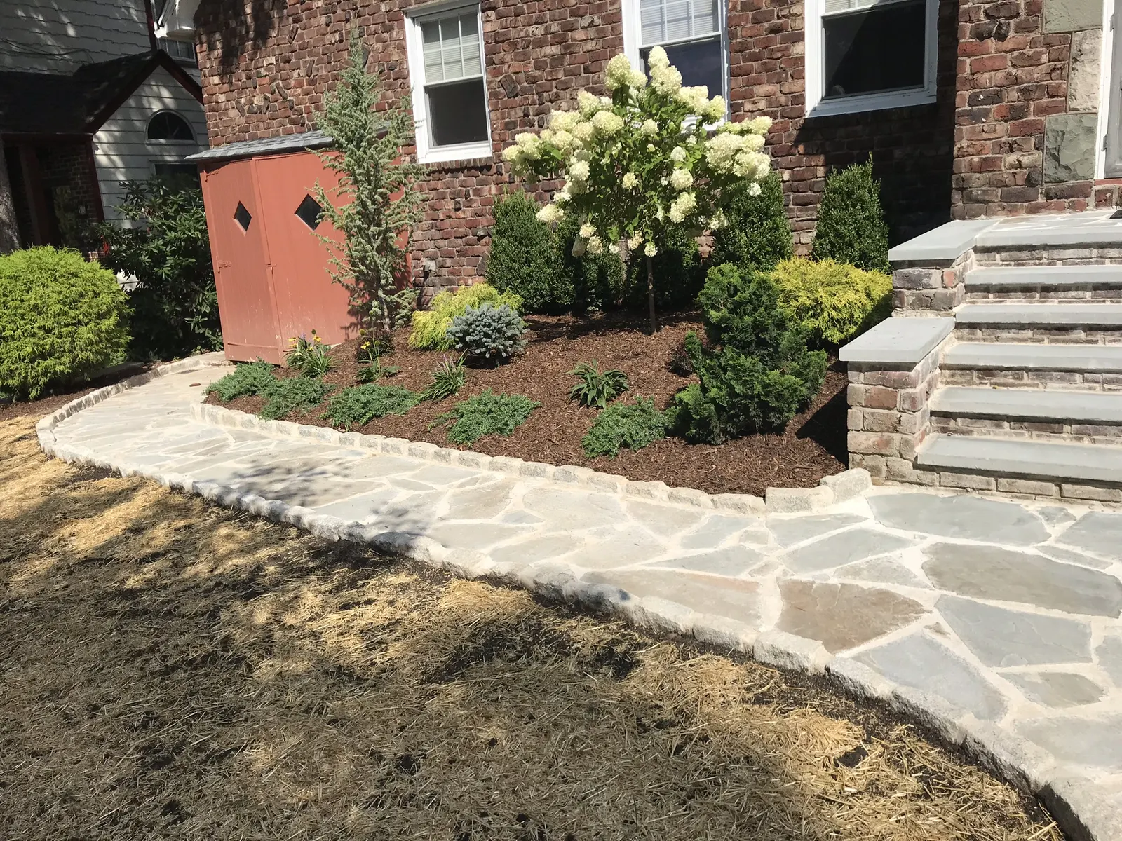 Front Steps Rebuild and Brick Entry Restoration photo 2