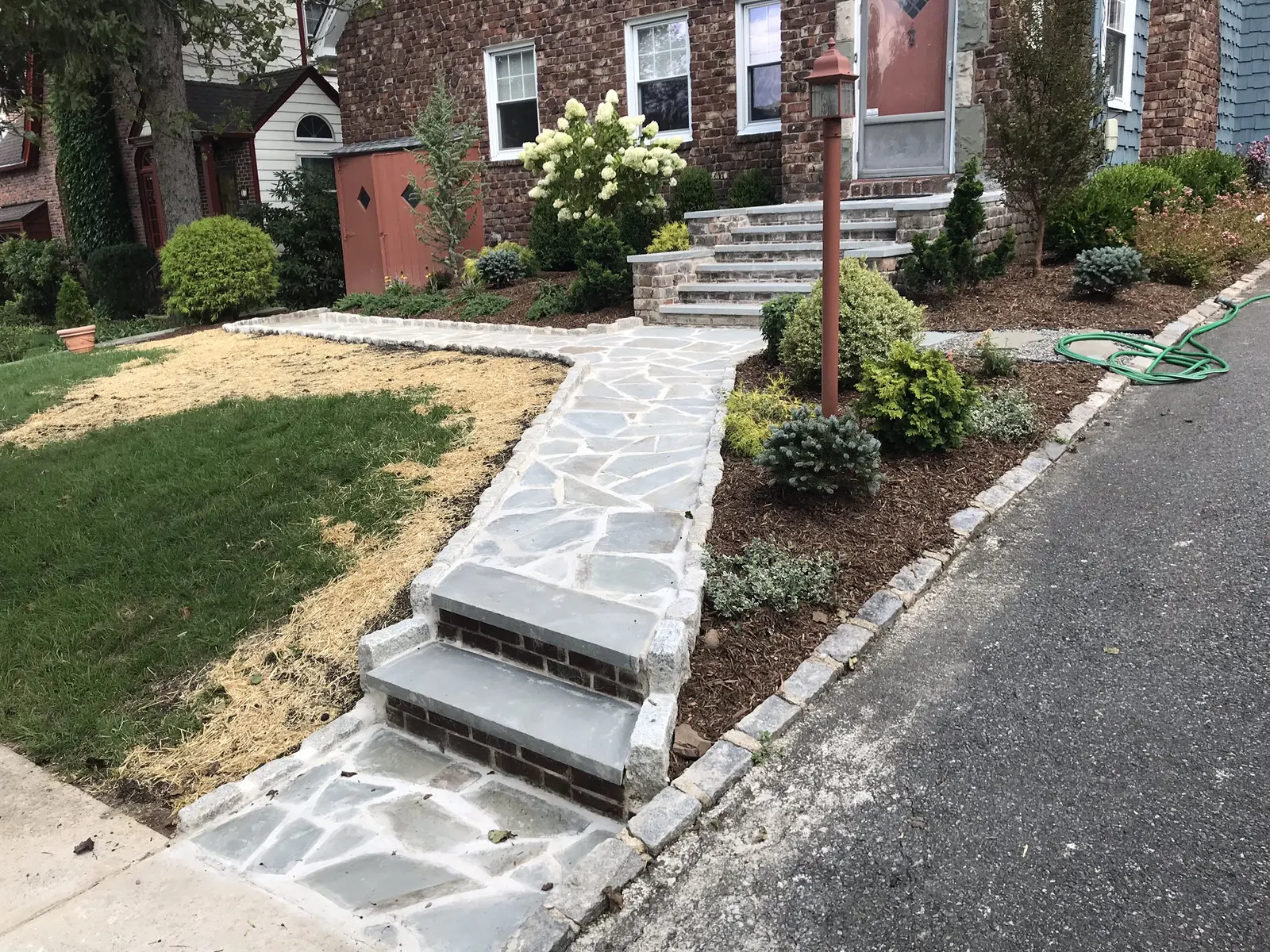 Front Steps Rebuild and Brick Entry Restoration photo 3