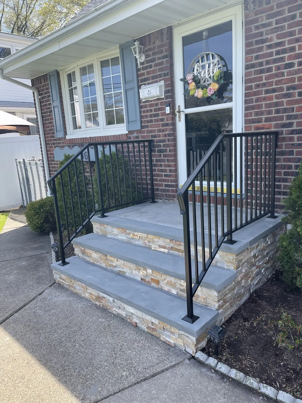 Front Steps Rebuild and Brick Entry Restoration thumbnail 9