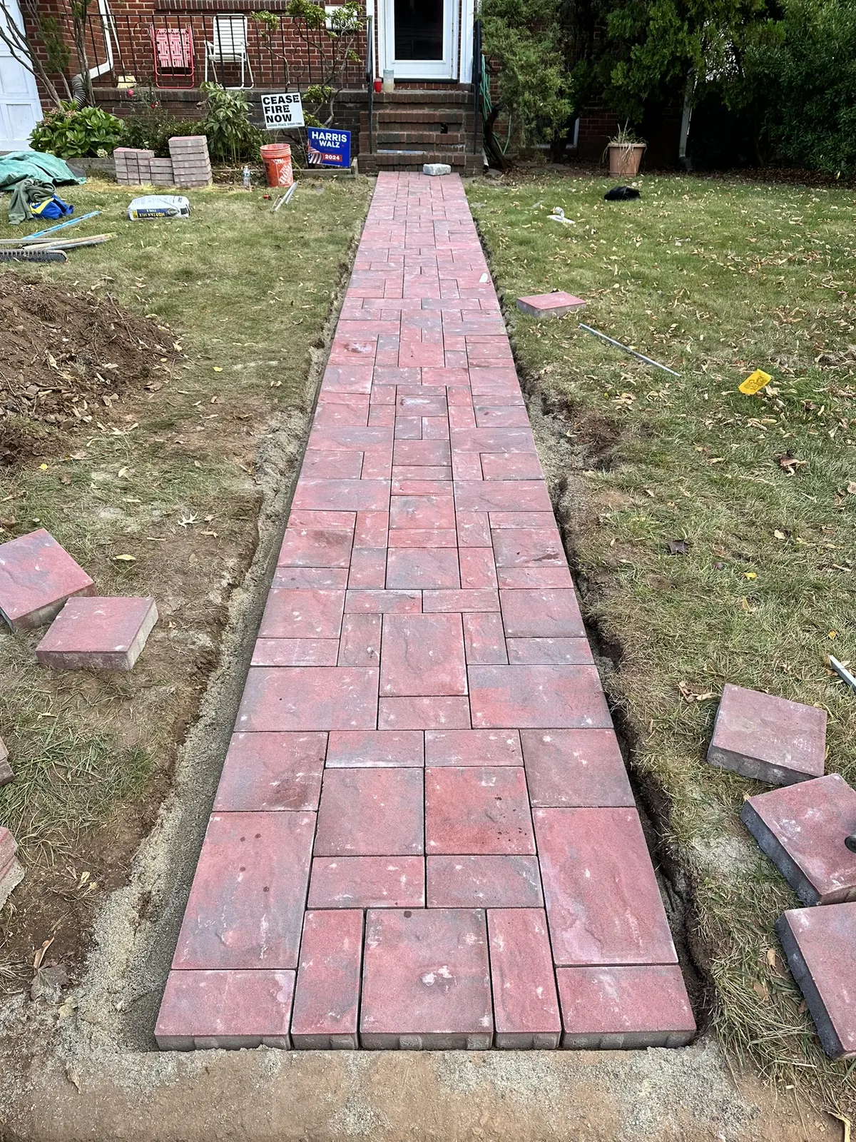 Front Steps Rebuild and Brick Entry Restoration thumbnail 12